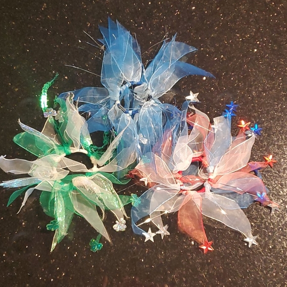 Lot of hair bows and clips - Picture 5 of 6